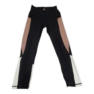 Gaiam Yoga Pants Leggings Size XS Black Beige White Athleisure NEW